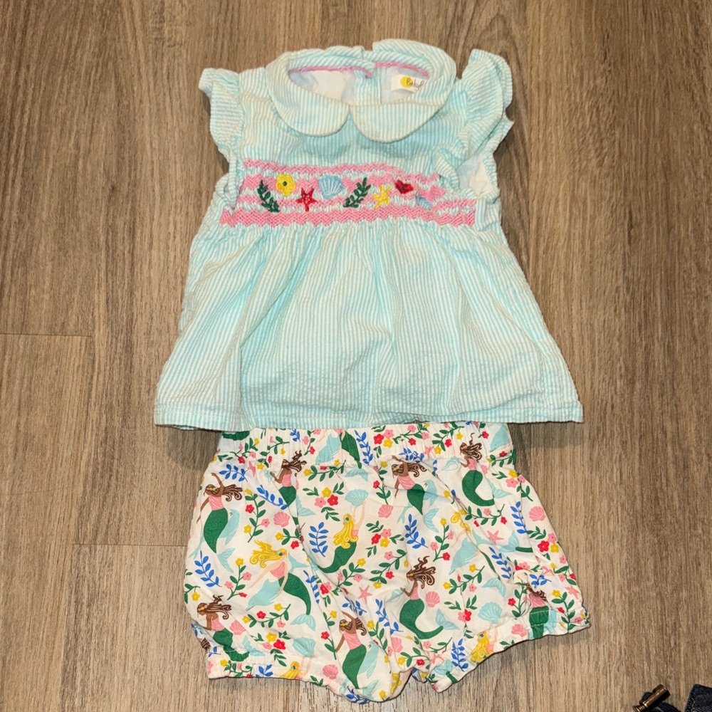 Baby Boden Mermaid Set